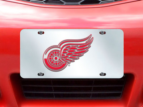 Detroit Red Wings License Plate Inlaid