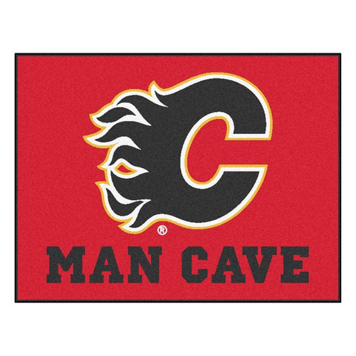 Calgary Flames Man Cave All Star Mat