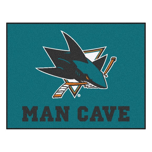 San Jose Sharks Man Cave All Star Mat