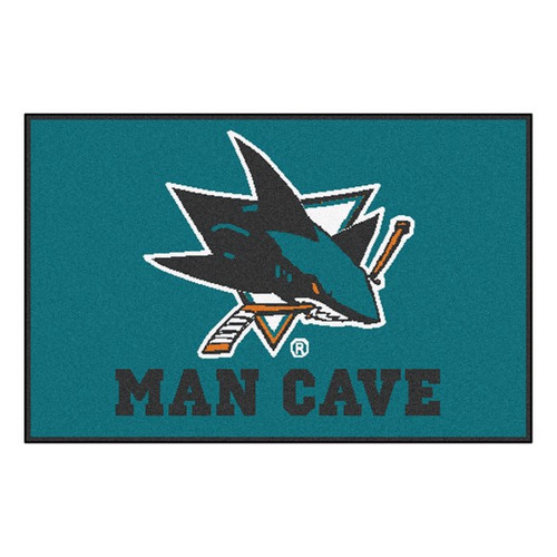 San Jose Sharks Man Cave Mat