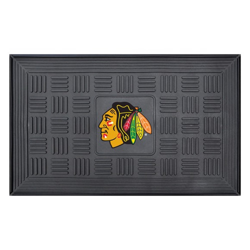 Chicago Blackhawks Medallion Vinyl Door Mat