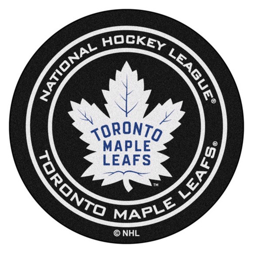 Toronto Maple Leafs NHL Hockey Puck Mat Toronto Maple Leafs NHL Hockey Puck Mat
