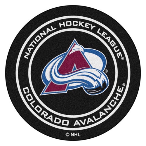 Colorado Avalanche NHL Hockey Puck Mat