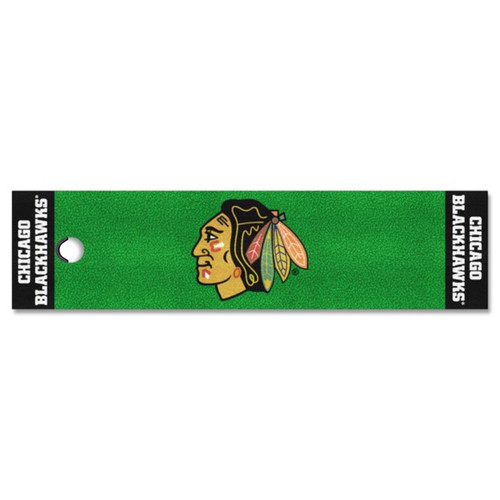 Chicago Blackhawks NHL Putting Green Mat