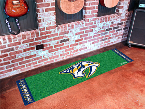 Nashville Predators Putting Green Mat 18"x72"