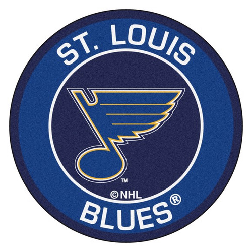 St Louis Blues Round Mat 