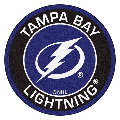Tampa Bay Lightning NHL Hockey Round Mat