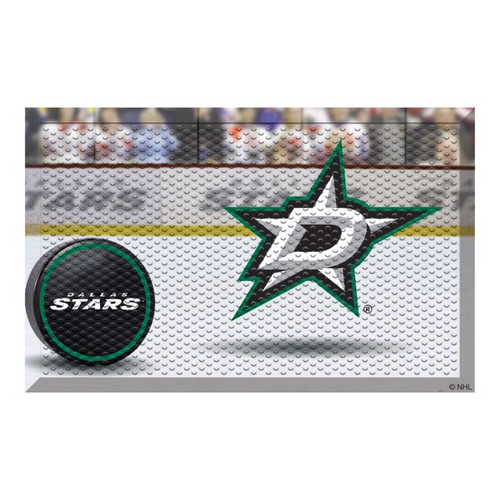 Dallas Stars Scraper Mat - Hockey Puck