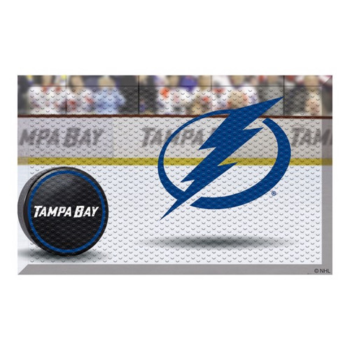 Tampa Bay Lightning NHL Hockey Puck Scraper Mat