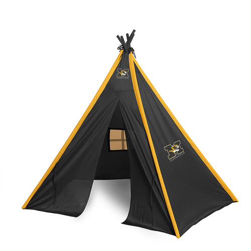 Missouri Tigers NCAA Black & Gold Teepee Play Tent