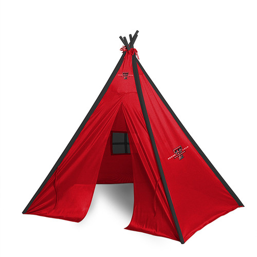 Texas Tech Red Raiders NCAA Black & Red Teepee Play Tent