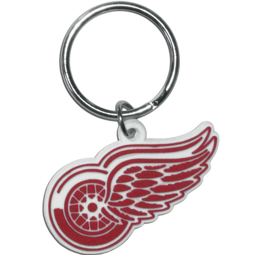 Detroit Red Wings NHL Rubber Logo Keychain
