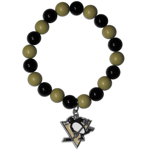 Pittsburgh Penguins Fan Bead Bracelet