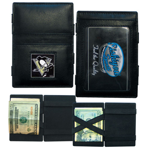 Pittsburgh Penguins Leather Jacob's Ladder Wallet