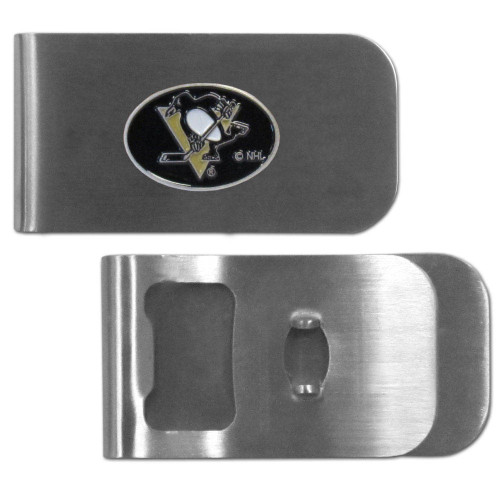 Pittsburgh Penguins Bottle Opener Money Clip