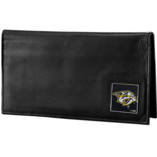 Nashville Predators Deluxe Leather Checkbook Cover