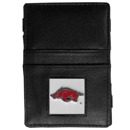 Arkansas Razorbacks Leather Jacob's Ladder Wallet