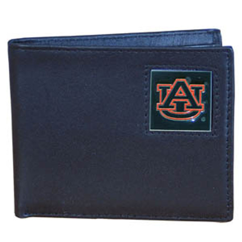 Auburn Tigers NCAA Leather Bi-fold Wallet w/ Gift Box Auburn Tigers NCAA Leather Bi-fold Wallet w/ Gift Box