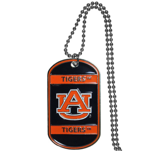 Auburn Tigers Team Logo Tag Necklace