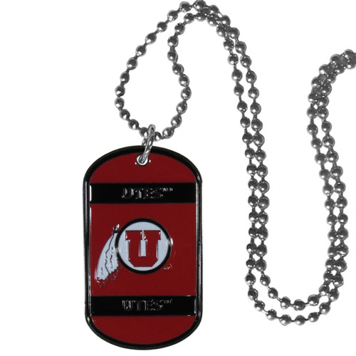 Utah Utes NCAA Color Tag Necklace