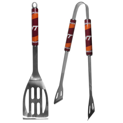 Virginia Tech Hokies 2 pc Steel BBQ Tool Set