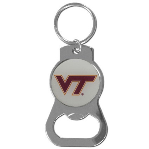 Virginia Tech Hokies NCAA White Bottle Opener Key Chain