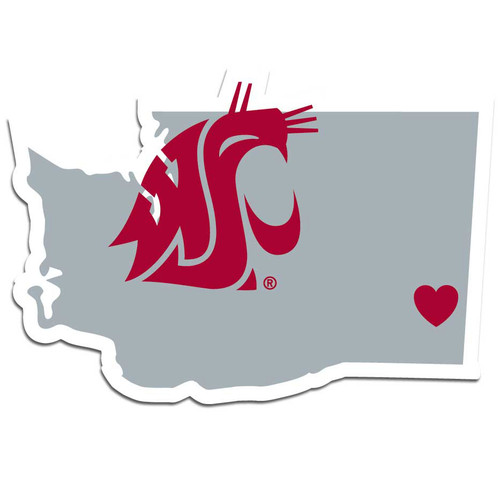 Washington State Cougars Home State Decal