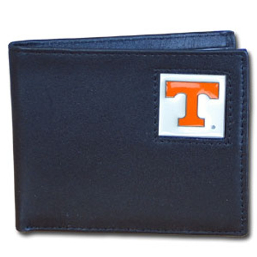 Tennessee Volunteers Leather Bi-fold Wallet Packaged in Gift Box