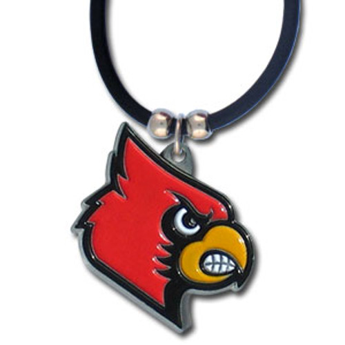 College Logo Pendant - Louisville Cardinal