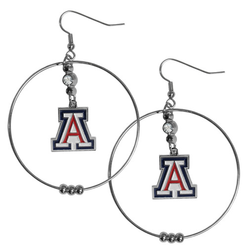 Arizona Wildcats 2 Inch Hoop Earrings