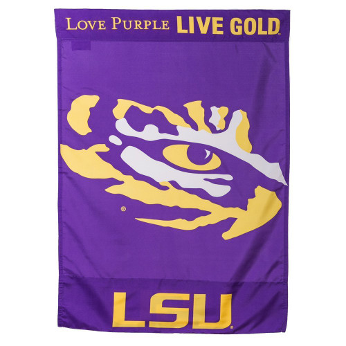 LSU Tigers Flag 28 x 40 NCAA Screen Print Flag LSU Tigers Flag 28 x 40 NCAA Screen Print Flag