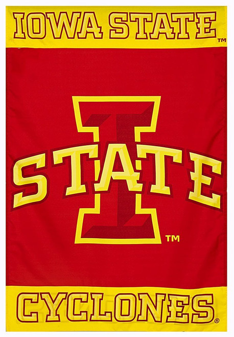 Iowa State Cyclones 28 x 40 NCAA Screen Print Flag