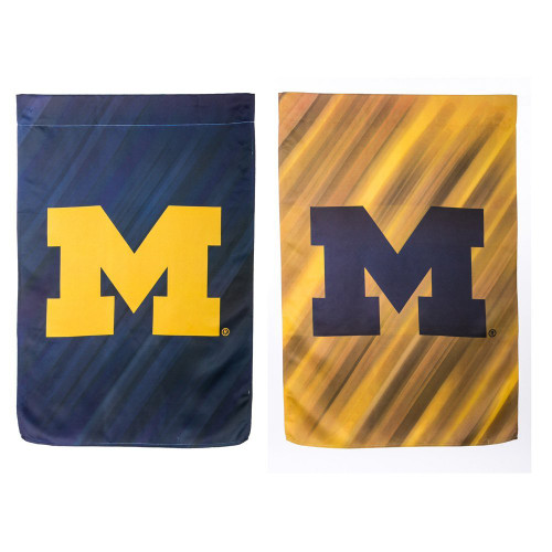 Michigan Wolverines 29 x 43 Double Sided Suede House Flag