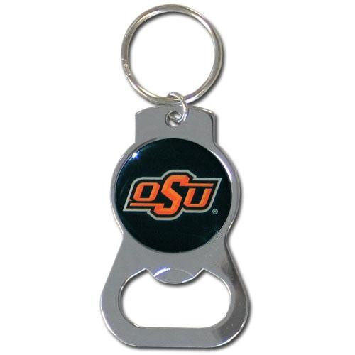 Oklahoma State Cowboys Key Chain - Bottle Opener - Black