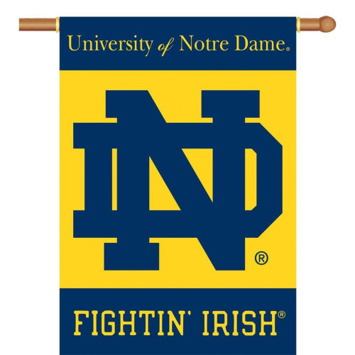 Notre Dame Fighting Irish House Banner Flag