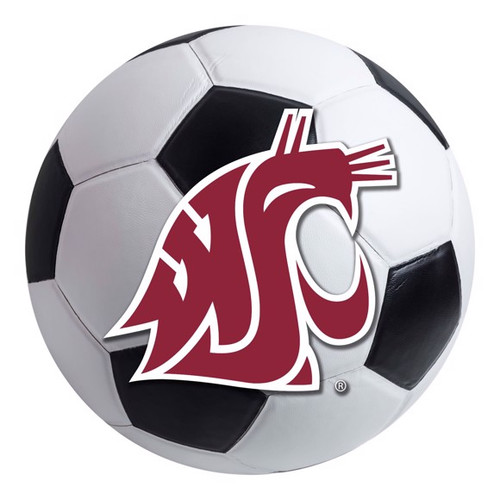 Washington State Cougars Soccer Ball Mat