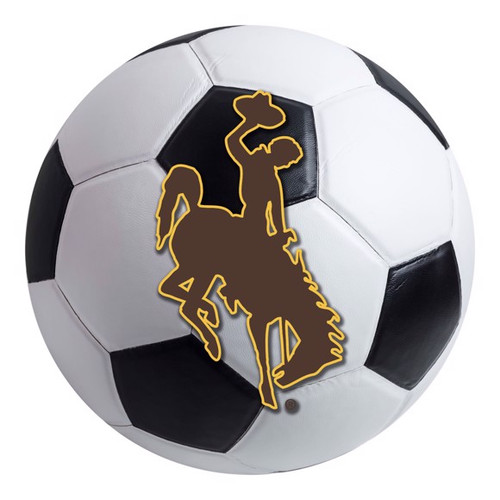 Wyoming Cowboys Soccer Ball Mat