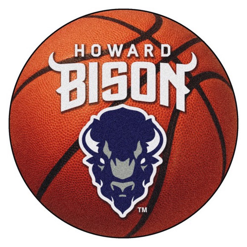 Howard Bison Basketball Mat