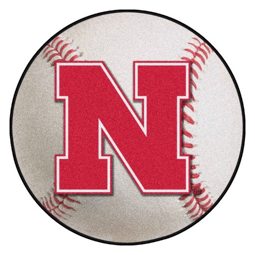 Nebraska Cornhuskers Baseball Mat- Nebraska Logo