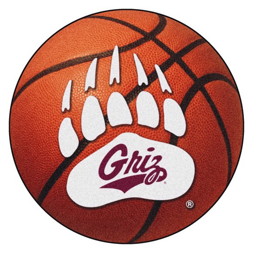 Montana Grizzlies Basketball Mat