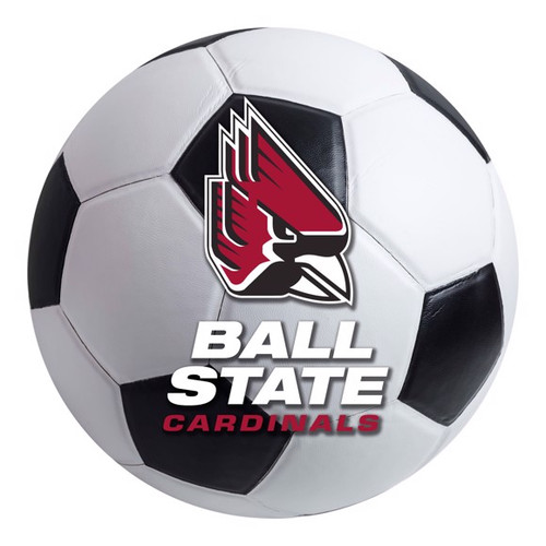 Ball State Cardinals Soccer Ball Mat