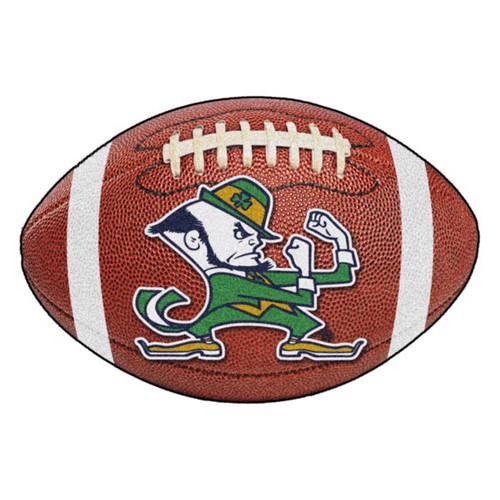 Notre Dame Fighting Irish Football Mat Notre Dame Fighting Irish Football Mat