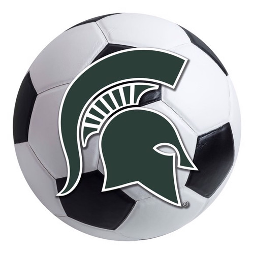 Michigan State Spartans Soccer Ball Mat