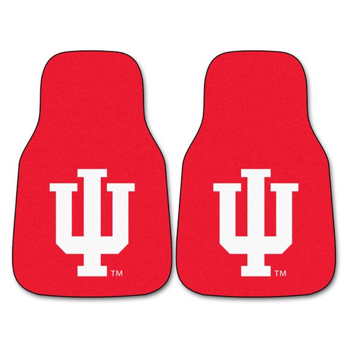 Indiana Hoosiers 2-pc Carpeted Car Mat Set