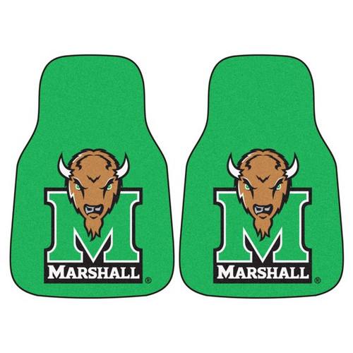 Marshall University 2-piece Carpet Car Mat Set