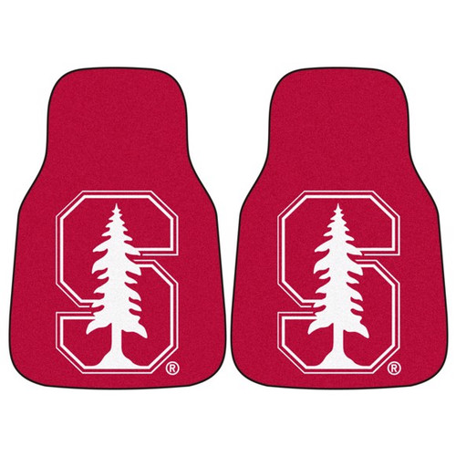 Stanford University 2-piece Carpet Car Mat Set