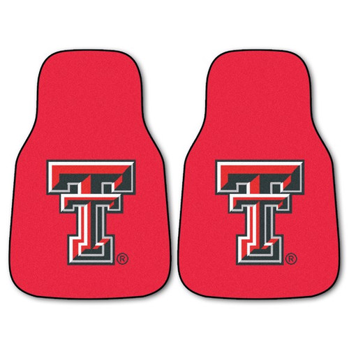 Texas Tech Red Raiders 2-pc Carpeted Car Mat Set