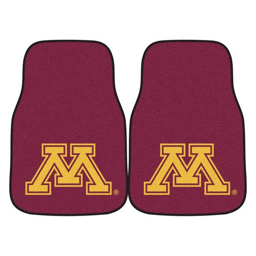 Minnesota Golden Gophers 2-pc Carpeted Car Mat Set