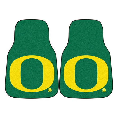 Oregon Ducks 2-pc Carpeted Car Mat Set