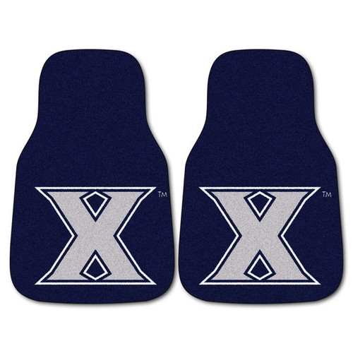 Xavier Musketeers 2-piece Carpet Car Mat Set